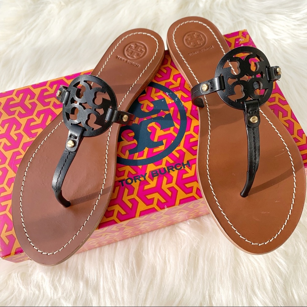 NWB Tory Burch Mini Miller Flat Thong Sandals